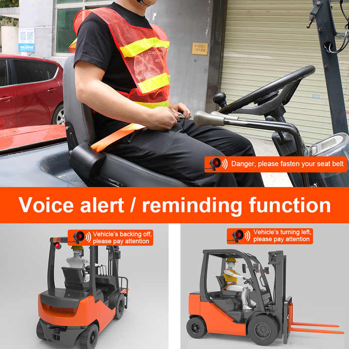 PR-SA600 Forklift Seatbelt Alarm Front View